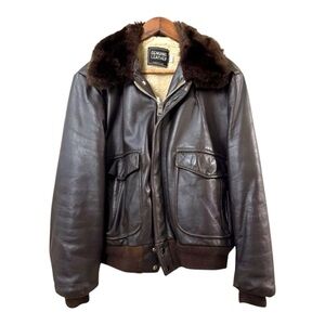 Dark Brown Bomber Jacket